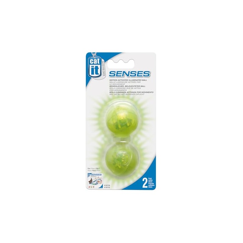 2XSenses Spare,Cat, Illuminated Balls for Speed Circuit, Pack of 2