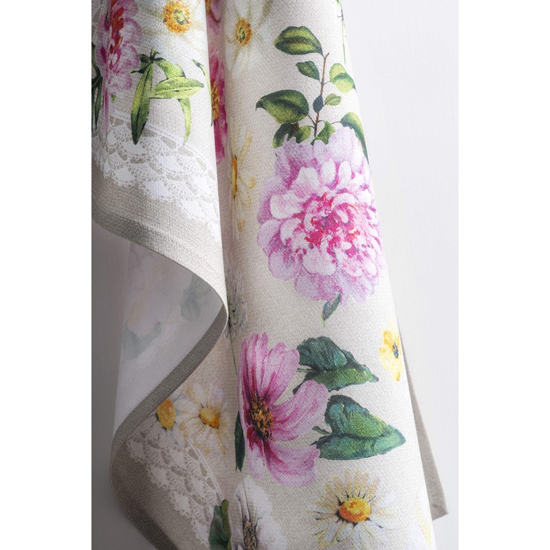 Maison d' Hermine Pivoine, 100% Cotton, Set of 3 Multi-Purpose