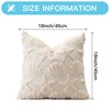 Shell Starfish Throw Pillow Covers Set of 2 Beach Seaside