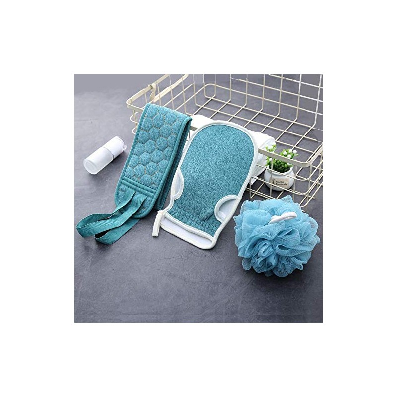 3pcs/Set Bath Body Shower Back Scrubber Brush Set for Shower