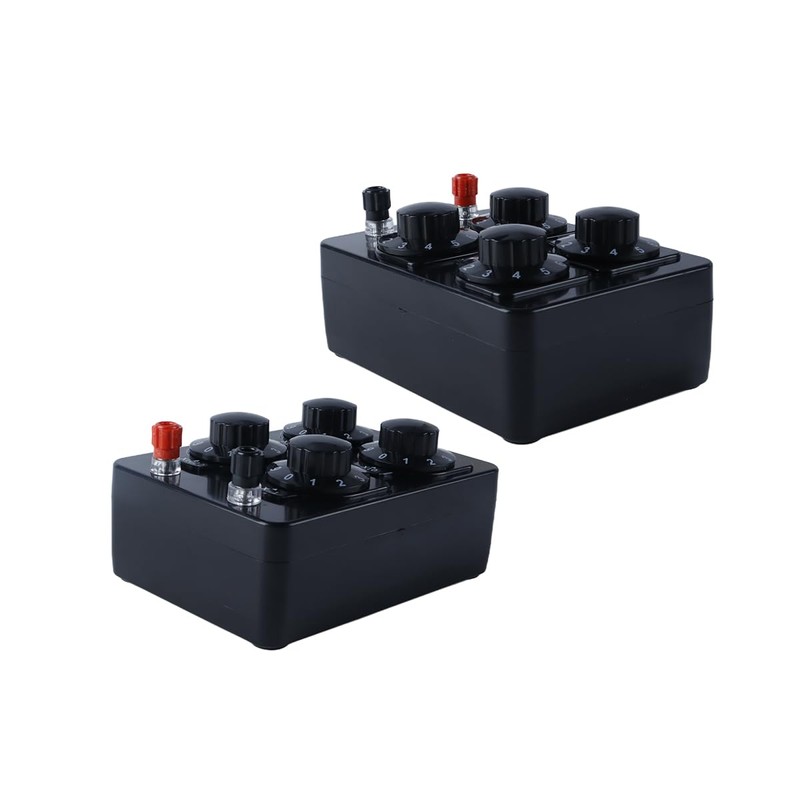 Hoite Simple Resistance Box Precision Variable Decade Resistor Teaching Instrument