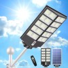 PFCTART 8000W Outdoor Solar Street Light Motion Sensor Commercial Dusk