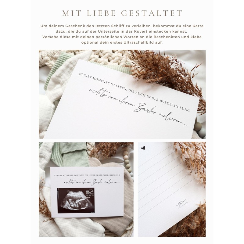 Joli Coon Du wirst wieder Papa Wooden Disc with Folding