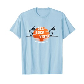Del Boca Vista Retirement Community Funny Sunset Graphic T-Shirt