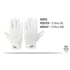 Just for You Momma Football Receiver Gloves - Black White
