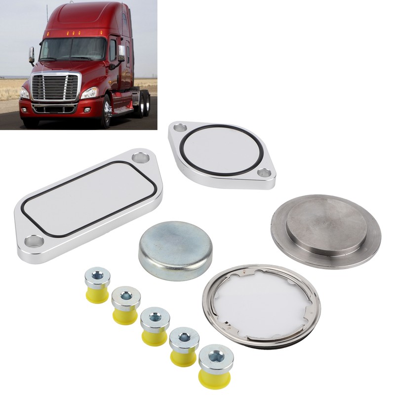 EGR Plug Kit 5pcs Aluminium Alloy Gaskets 5pcs Rubber Plugs