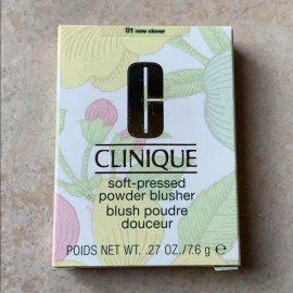 Clinique New in Box Clinique Soft Pressed Powder Blusher - 01 New Clover - Full Size