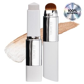 ELROEL BLANC Cover Cream Stick V w/ Detachable Brush - Korean Skin Care Concealer Stick – Balm to Cream Foundation Makeup Stick (0.45 oz):_203 Medium