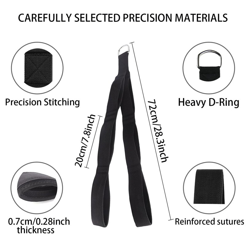 Corda per push-down e crunch per trazioni tricipiti per i