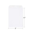 Staples Gummed Catalog Envelopes, 9-inch L x 12-inch H, White,