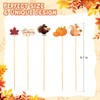 100 Fall Cocktail Picks, Thanksgiving Fancy Toothpicks for Appetizers Decor
