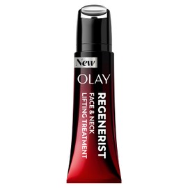 Olay Regenerist Neck and Face Roller, Neck Cream for Tightening and Firming, Anti-Aging Moisturizer for Women, Anti-Wrinkle Serum, Face Lift Cream, Cooling, Fragrance-Free, Hexa-Repair & NAD+, 1.7oz