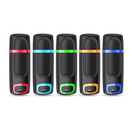 RAOYI 5 Pack 32GB Flash Drive, USB 3.0 High Speed Memory Stick Thumb Drive Jump Drive Zip Drive for Data Storage and Backup (Multicolor)