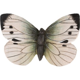 Wildlife Garden WG4598 Large Cabbage White Magnet Hand Carved