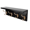 SANY DAYO HOME Wall Mounted Pine Wood Coat Rack with