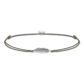 Thomas Sabo Women Anklet Feather Little Secret 925 Sterling Silver LSAK003-907-5-L27v