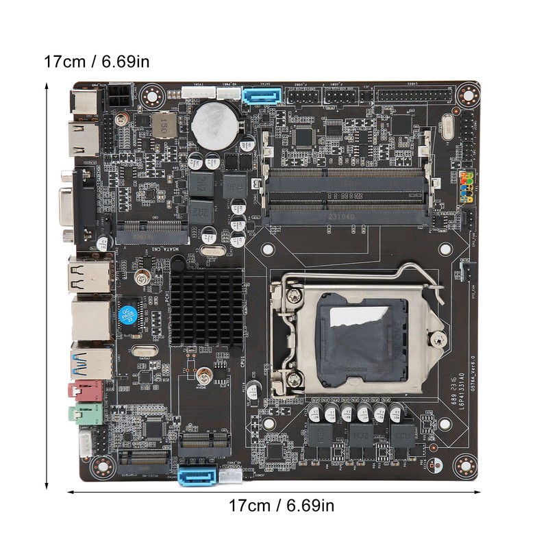 H81 Mini ITX Motherboard LGA 1150 Slot Dual Channel DDR3