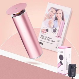 Summer Electric Foot File, Adjustable Rotatable Electronic Foot Dead Skin Remover, Callus Remover Tool for Home & Nail Salon, Pedicure Care Tool for Men Women, Dynamic Manicure Nail Art Cutics Nail Care Smooth - Color: Pink