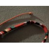 Boho NEW BOHO BRAID THREAD FRIENDSHIP BRACELET ADJUSTABLE THICKER ORANGE