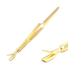 OdontoMed2011 C-curve Nail Pinching Tool Acrylic Gel Tips Multi-function Young Color (Gold)