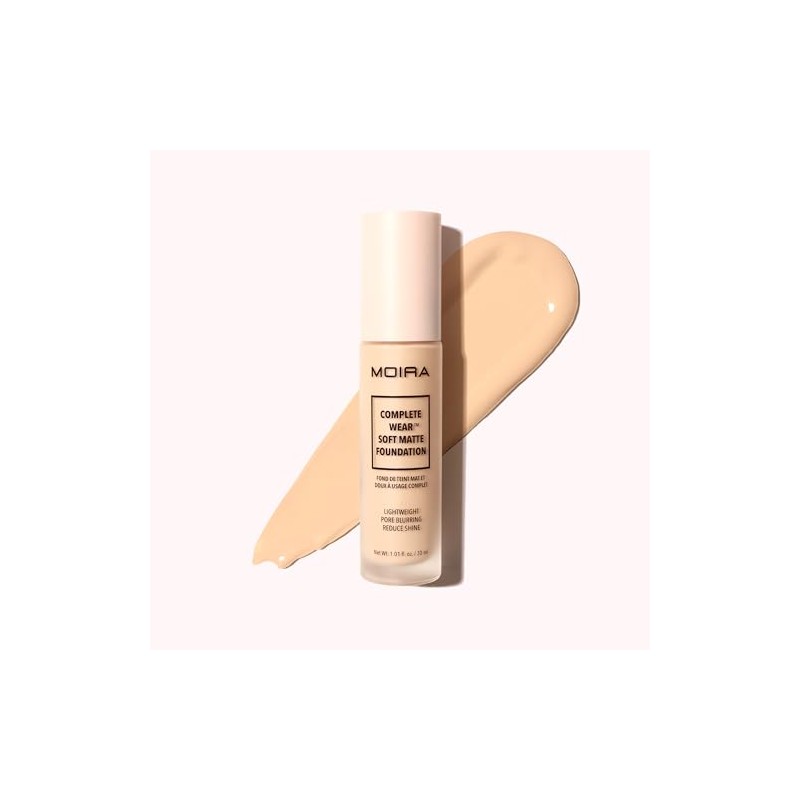 Moira Base De Maquillaje Liquida Complete Wear Soft Matte Foundation