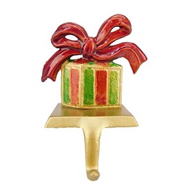 Christmas Concepts® Shaped Christmas Stocking Hanger In Red/Green/Gold