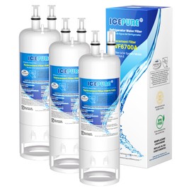 ICEPURE EDR1RXD1 Replacement for Everydrop® Filter 1, W10295370A, EDR1RXD1B, P8RFWB2L, P4RFWB, Kenmore® 46-9081, 46-9930, WD-F38, GP001, PD001, CL-RF27, RWF6700A Refrigerator Water Filter, 3Pack