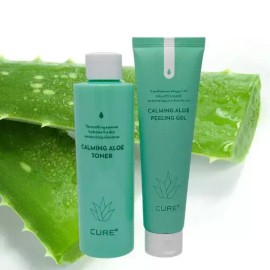 Kimjungmoon Aloe 김정문알로에 큐어 알파 카밍 알로에 토너 200ml+알로에 필링젤 150ml Kim Jung Moon Aloew Cure Alpha Calming Aloe Toner 200ml + Aloe Filling Gel 150ml [Aloe Toner 200ml + Aloe Filling Gel 150ml]