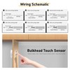 CUBITOR Under Cabinet Led Light Strip kit,Parallel Power with 6