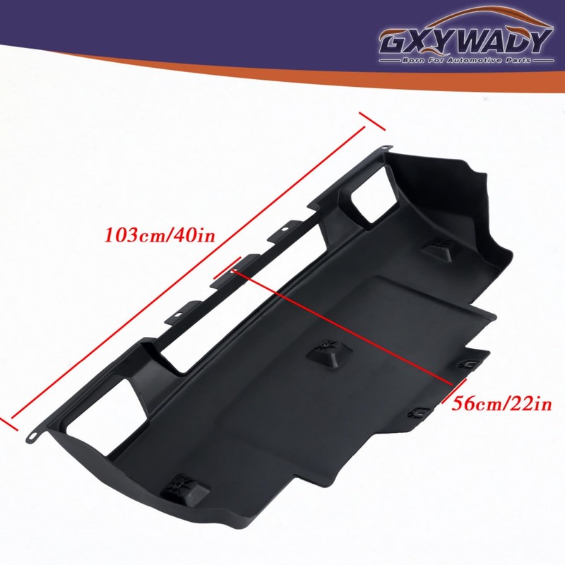 GXYWADY Front Bumper Cover Lower Skid Plate Replacement for Canyon