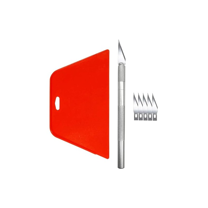 YCJYZLF Wallpaper Hand Tools, Red Smoother and Craft Art Knifepe