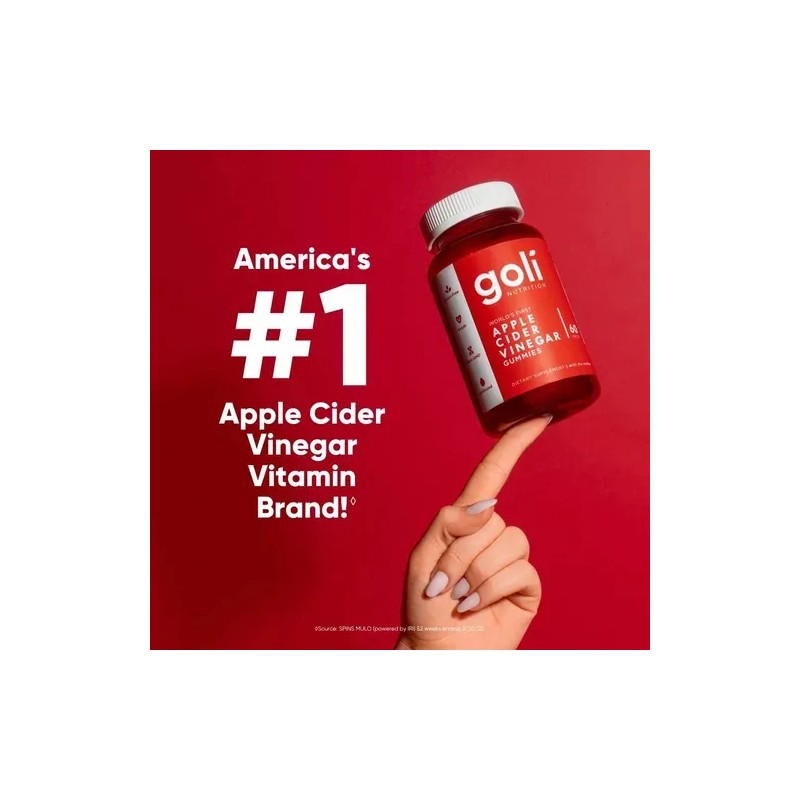 Goli Vinagre De Manzana 60 Gomitas Vitamin B12