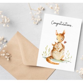 BYANIKA Pregnancy Congratulations Card | Baby Shower Cards | New Mum Mummy Parents | Expecting Parents To Be | New Baby | On The Birth Of Your Newborn | Your Pregnant