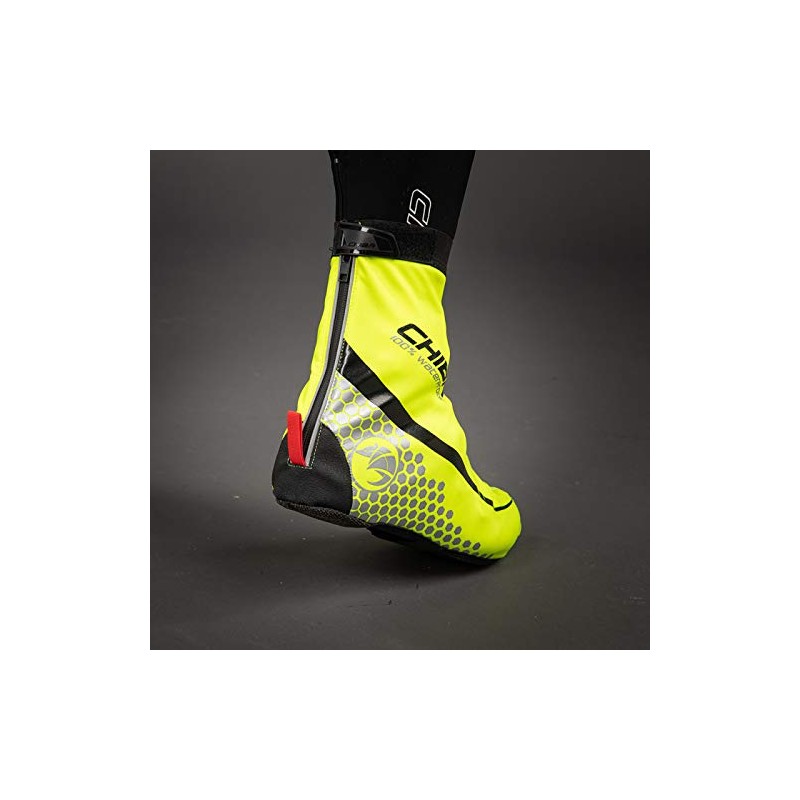 Chiba Race Overshoe Size L, Neon Yellow