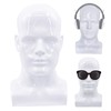 FanLin Male Mannequin Head Professional Manikin Head for Display Wigs
