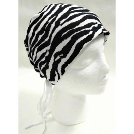 EllaBella ZEBRA PRINT STRETCH JERSEY Nurse  Surgical Scrub Cap Surgery Hat Head cover