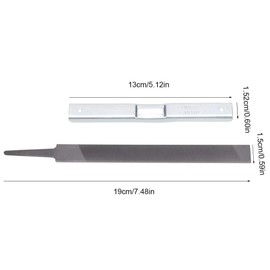2pcs Universal Chainsaw Sharpening Tool Kit, Chainsaw Depth Gauge Flat File Set for Wood and Metalwork