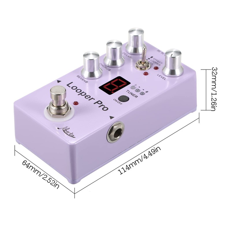 YUEKU RE-05 Loop Guitar Effector Looper Tuner Mini Guitar Looper
