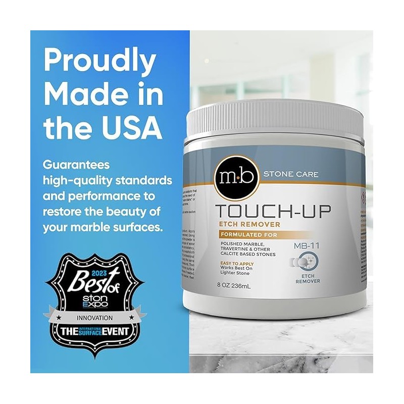 MB Stone Care Marble Repair Kit MB-5 Multi-Surface Cleaner, Finito