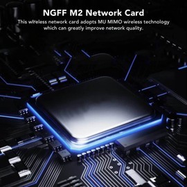 Gavigain Laptop Wireless NIC RTL8852AE WiFi NIC 1800Mbps NIC NGFF M2 NIC Wireless NIC Support Desktop PC Notebook Wireless NIC WiFi 6 Wireless NIC