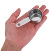CALLARON 2oz Coffee Measure Scoop Set of 3, Stainless Steel