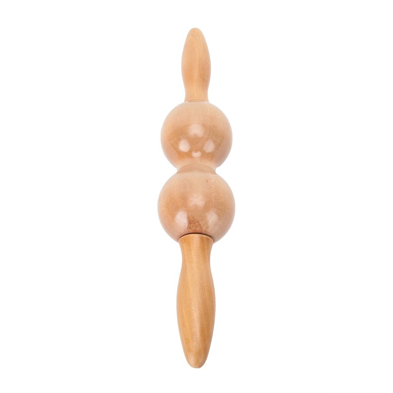 Roller Massager Wooden Trigger Point Whole Body Massage Stick Handheld