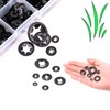 Internal Tooth Star Lock Washers,Hincell 360 Pieces 9 Sizes Push