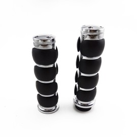 taswk o-tobaikuromugomuhandorugurippu 1inch/25 mm Handlebar Grips is your Cruisers and Harley Suzuki, Kawasaki yamahahondasiruba-