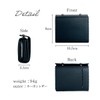 Dom Teporna Men's Bifold Wallet, Large Capacity, Compact, Carbon Leather,
