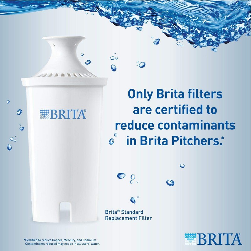 Brita 987554 Pitcher Replacement Filters, 10-Pack