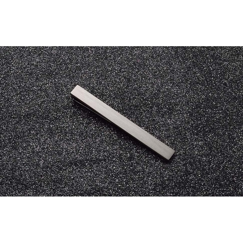 Asienice Thin Tie Clip, Matte Black, Collar, Black, Black, Formal/Black,
