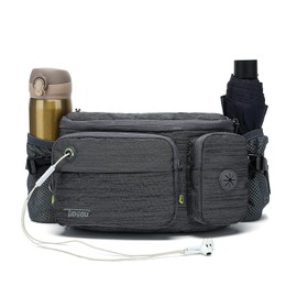 TUDEQU Hiking Fanny Pack for Men Women Large Hiking Waist Packs Mens Fanny Pack Crossbody Waist Bag for Men for Travel