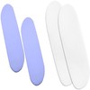 2 x White & Blue Moses Basket Sheets Fully Fitted