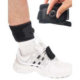 DouHeal AFO Foot Drop Brace, Improve Walking Gait, Effective Relieve Pain, Adjustable Foot Orthosis Brace Support for Sleep, Plantar Fasciitis, Drop Foot Braces For Walking with Shoes
